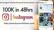 Buy Instagram Followers Germany & Twitter Followers — Fast Delivery
