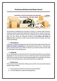 The Process Of Packers And Movers Service