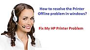How to resolve the Printer Offline problem in windows - fixprinterproblems.over-blog.com