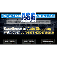 Auto Shipping Group Website OverView