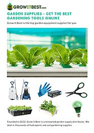 Gardening Supplies - Get the Best Gardening Tools Online
