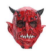 Clown Horror Latex Halloween Scary Head Face Mask 3D Effect Zombie Face For Adult Halloween Gift - NewChic