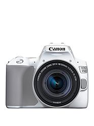Shop Canon EOS 250D Kit (EF-S 18-55mm STM) White DSLR Camera Best Price in Canada