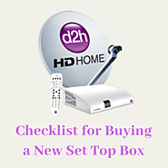 Checklist for Buying a New Set Top Box – D2H