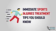 Immediate Sports Injuries Treatment Tips You Should Know