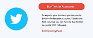 Buy Twitter Accounts – Best Quality PVAS