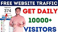 Free Website Traffic | Get Daily 10000+ Visitors From This Traffic Source | Increase Website Traffic