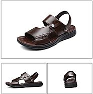 Men's leather sandals
