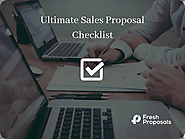 Sales Proposal Checklist - Fresh Proposals