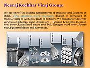 Neeraj Kochhar Viraj Group Steel Products Manufacturers