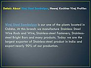 Relevant Details About Viraj Steel Odisha, Viraj Steel Sambalpur