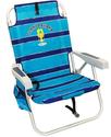 Tommy Bahama Relax Backpack Cooler Chair with Folding Towel Bar and Padded Shoulder Straps - Blue