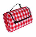 Camco 42803 Picnic Blanket (51" x 59", Red/White)