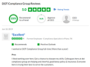 Working at DOT Compliance Group | Reviews | Glassdoor