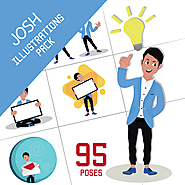 Josh Businessman Free Illustrations Pack – Animation Guides