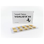 Vidalista 80 Mg - Stronger Tadalafil Erectile Dysfunction Pill | Primedz