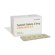 Vidalista 2.5 Mg - A once-daily dose of tadalafil for erectile dysfunction | Primedz