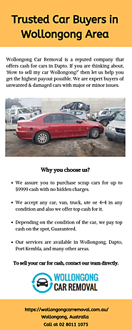 Trusted Car Buyer in Wollongong Area