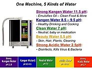 What is an alkaline water ionizer | 5 types of Kangen water and purpose.