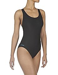 DECATHLON Shaping Body One-Piece Swimsuit(BLACK, S-M)