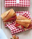Prosciutto and Roasted Red Pepper Sandwiches