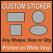 Custom Waterproof Vinyl Stickers at Affordable Price