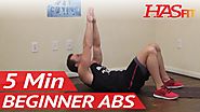 5 Min Beginner Ab Workout