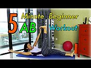 5-Minute Beginner Workout for Flatter Tummy