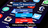 How To Download Facebook Videos Without Any Special Software?