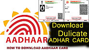 मोबाइल से बनाए Duplicate Aadhaar card | gyandarshan24