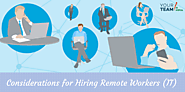 Considerations for Hiring Remote Development Team!