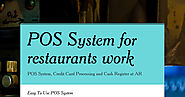 POS System for restaurants work | Smore Newsletters