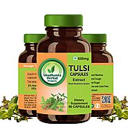 Buy 100% Organic Herbal Tulsi Capsules