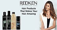 Check out redken all soft collection for colored hair