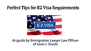 Perfect Tips for E2 Visa Requirements