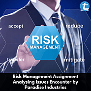 Risk Management Assignment Analysing Issues Encounter by Paradise Industries