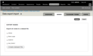 How to export and import Drupal nodes | Steindom LLC