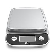 1byone Digital Kitchen Scale Precise Cooking Scale and Baking Scale, Multifunction with Range From 0.04oz (1g) to 11l...