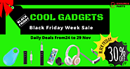 Cool Gadgets sale on Black Friday upto 70% off