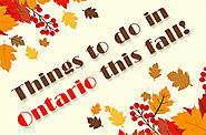 Top things to do in Ontario this fall!