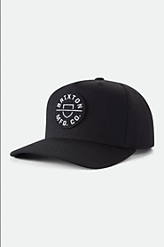 Unisex Crest MP Snapback Hat - Black