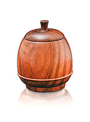 Wooden Candy Jar