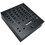 Numark M6 USB | Professional Four-Channel USB DJ Mixer with 3-band EQ & LED Metering per Channel