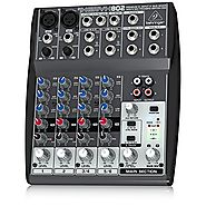 Behringer Xenyx 802 Premium 8-Input 2-Bus Mixer with Xenyx Mic Preamps and British EQs