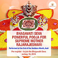 Website at https://www.astroved.com/us/specials/bhagavathi-seva-live-webcast