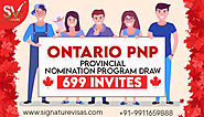 699 Express Entry Candidates selected through the Ontario Provincial Nominee Program