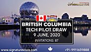 British Columbia Invites 87 New Candidates in the Latest Draw