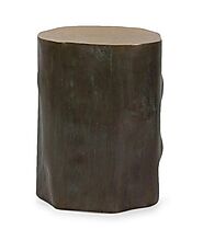 Michael Aram Etched Accent Stool | Shop Now At Grayson Luxury