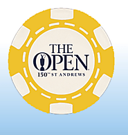 The Open 150th St Andrews Yellow Poker Chip