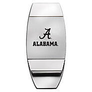 University of Alabama Two Tone Personalized Money Clip Name or Initials